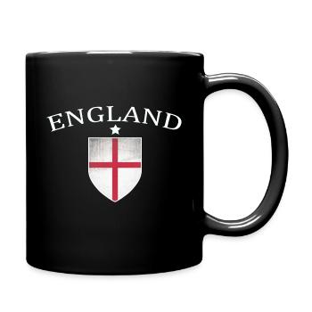 England - Tasse einfarbig - Schwarz - Rechts