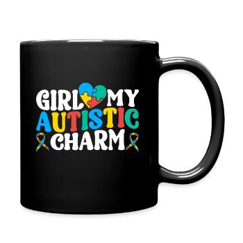 Drôle Autisme Neurodiversité Autiste - Mug uni - noir - Droite
