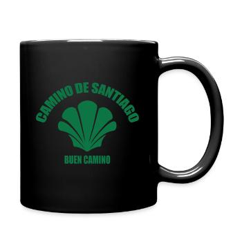 Camino de Santiago Green - Full Colour Mug - black - Right