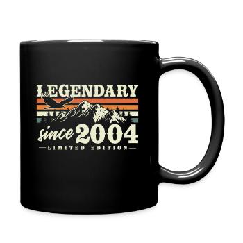 Légendaire Depuis 2004 Vintage Vintage Anniversaire - Mug uni - noir - Droite
