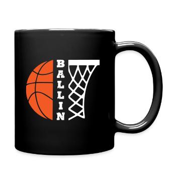 Ballin Basket-ball - Mug uni - noir - Droite