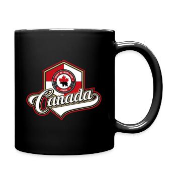 Canada - Tasse einfarbig - Schwarz - Rechts