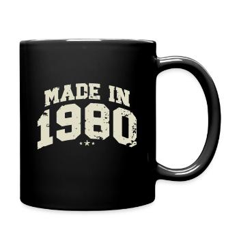 1980 ' s Vintage Born Legends cadeau d’anniversaire - Mug uni - noir - Droite