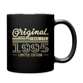Décembre 1995 anniversaire Décembre 1995 Décembre - Mug uni - noir - Droite