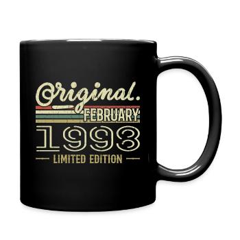 Cadeau Février 1998 - Anniversaire Février 1998 - Mug uni - noir - Droite