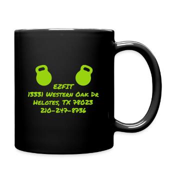 Weightlifting Barbell Ezfit - Full Colour Mug - black - Right