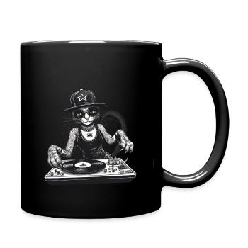 Cool Cat DJane - Mug uni - noir - Droite