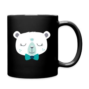 Son Bär - Tasse einfarbig - Schwarz - Rechts