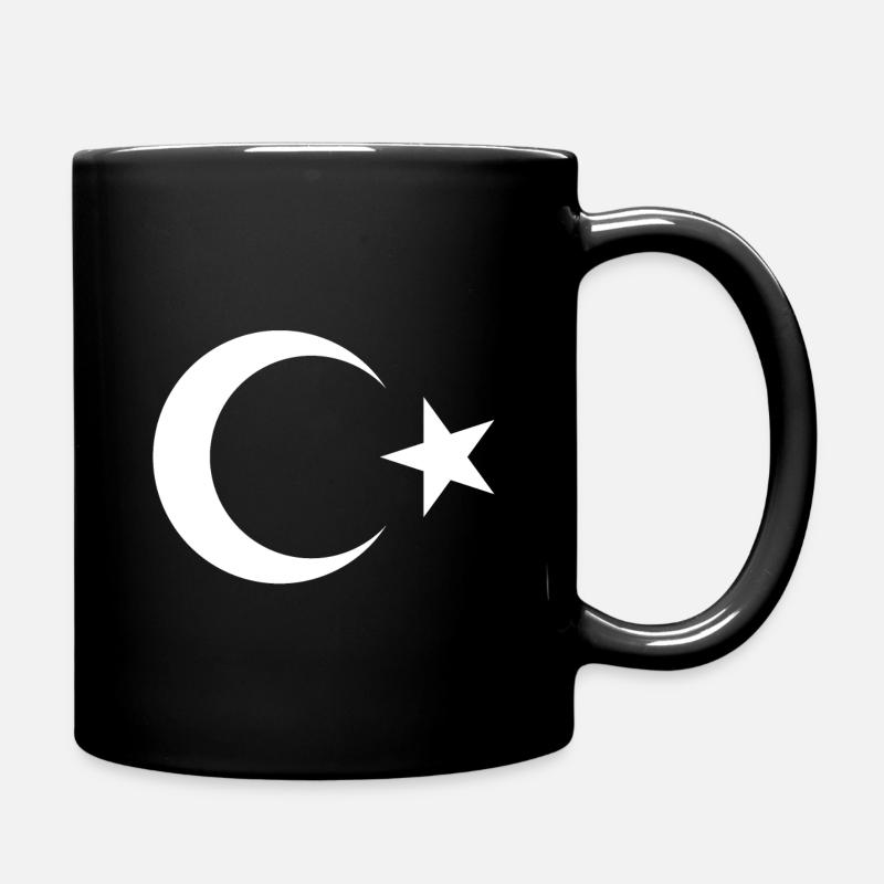 Drapeau turquie drapeau football - Mug uni - noir