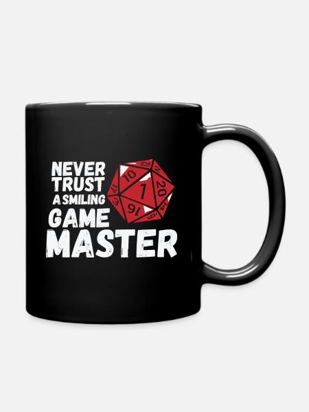 RPG Tabletop Pen and Paper - Full Colour Mug - black