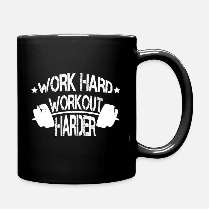 Motivation Training Spruch - Tasse einfarbig - Schwarz