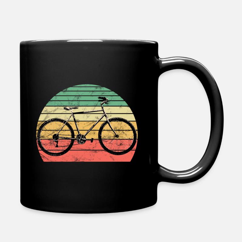 vélo vintage rétro - vélo - Mug uni - noir