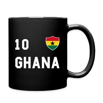 Drapeau du Ghana, cadeau - Mug uni - noir - Droite