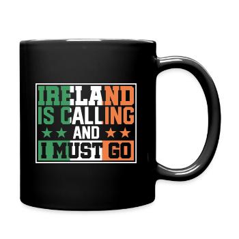 Irish St. Patrick's Day Ireland Gift - Full Colour Mug - black - Right