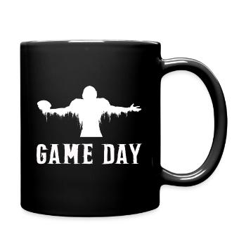 Cadeau de football américain - Mug uni - noir - Droite