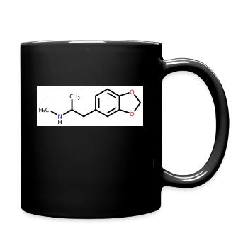 mdma Ecstasy Strukturformel - Tasse einfarbig - Schwarz - Rechts
