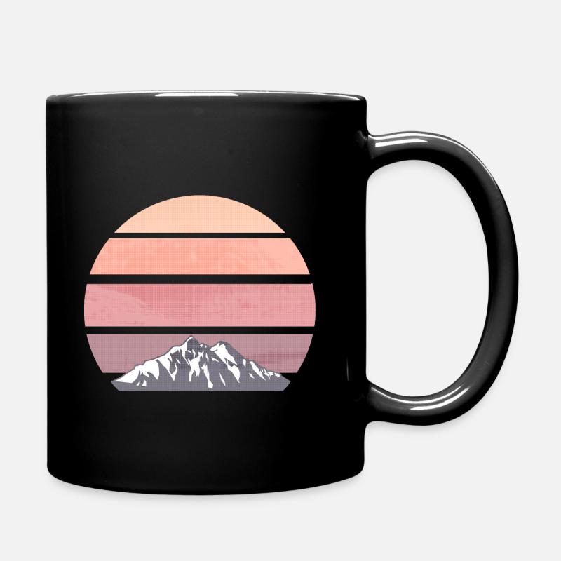 Sunset Design - Mug uni - noir