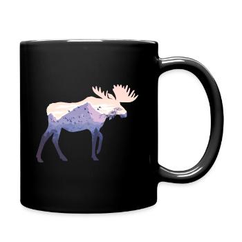 elk - Full Colour Mug - black - Right