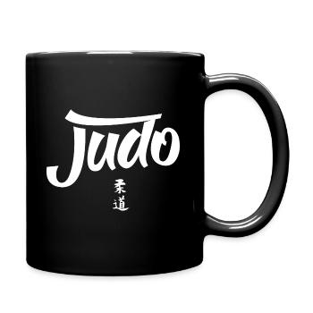 Judo Japanisch Kampfsport Judoka Gürtel - Tasse einfarbig - Schwarz - Rechts