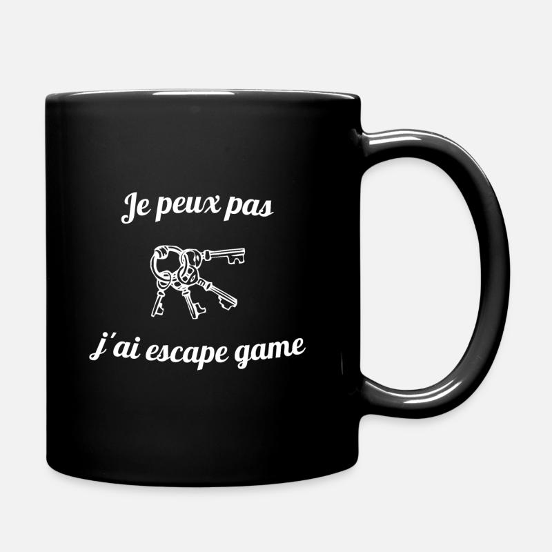 Je peux pas j'ai escape game - Mug uni - noir