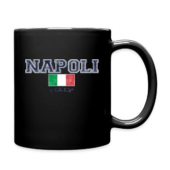 Naples, Napoli, I love Naples, City, Vacation - Full Colour Mug - black - Right