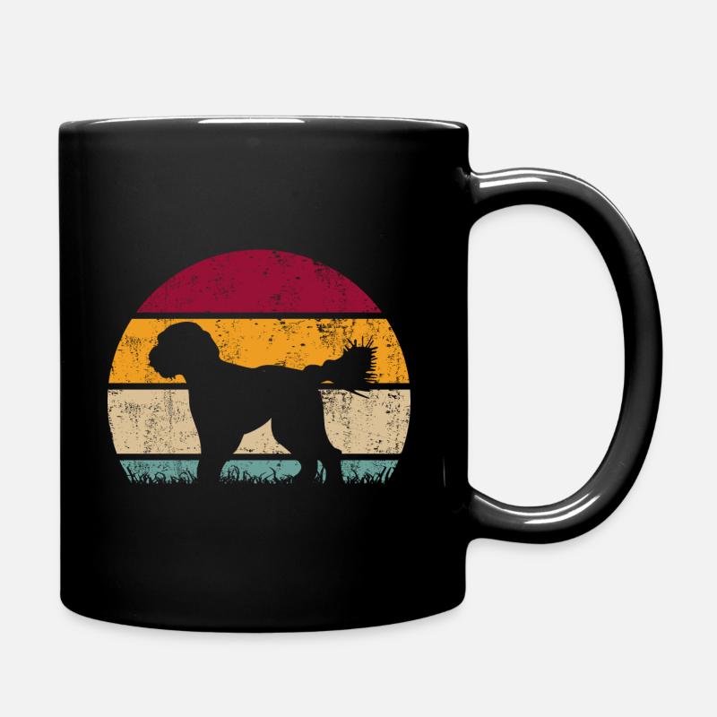 Goldendoodle Golden Doodle Vintage - Tasse einfarbig - Schwarz
