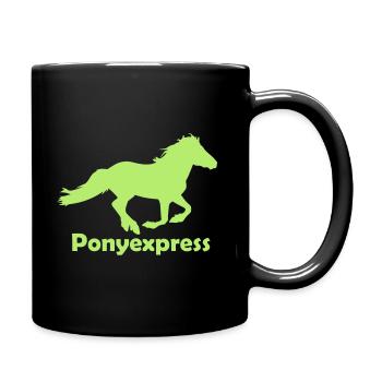 Pony Express - Full Colour Mug - black - Right