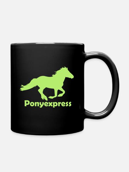 Pony Express - Mug uni - noir