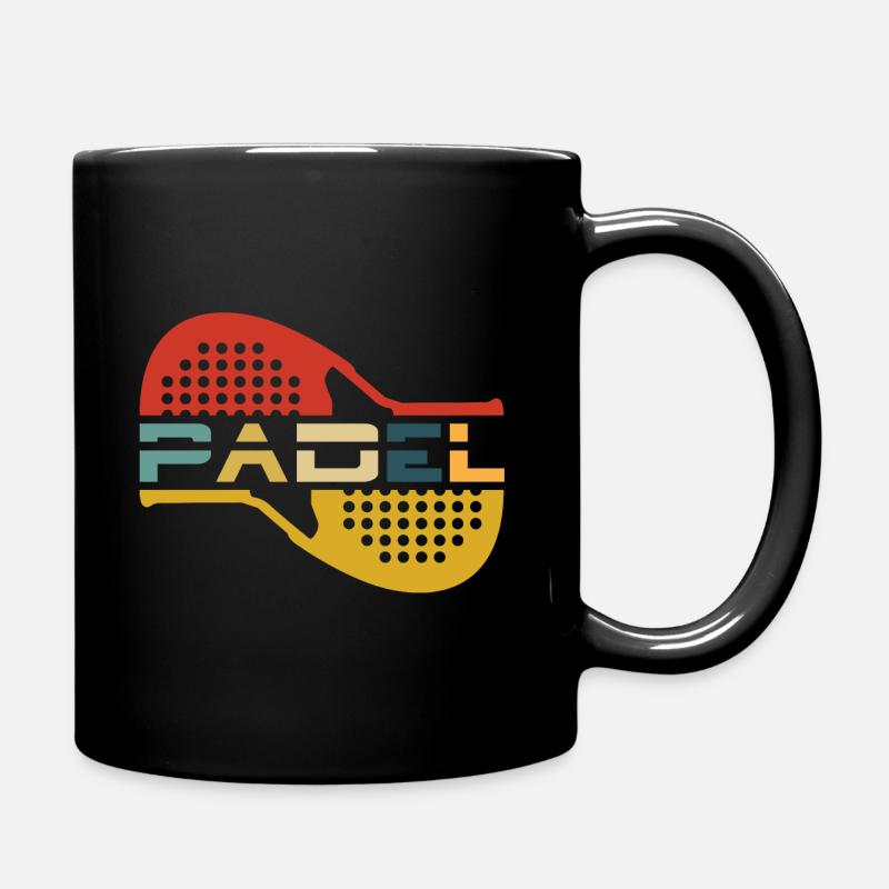 Padel - Mug uni - noir