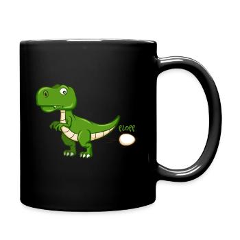 PLOPP T-Rex - Tasse einfarbig - Schwarz - Rechts
