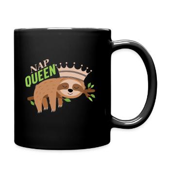 Nap Queen - Full Colour Mug - black - Right