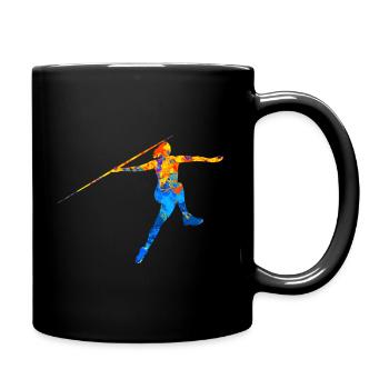 Javelin Throw Javelin Throw Athletics - Full Colour Mug - black - Right