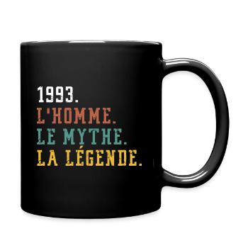 1993 l'homme le mythe la légende anniversaire - Mug uni - noir - Droite