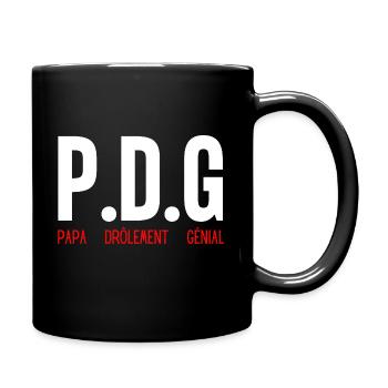 Humour papa génial PDG cadeau papa fête des pères - Mug uni - noir - Droite