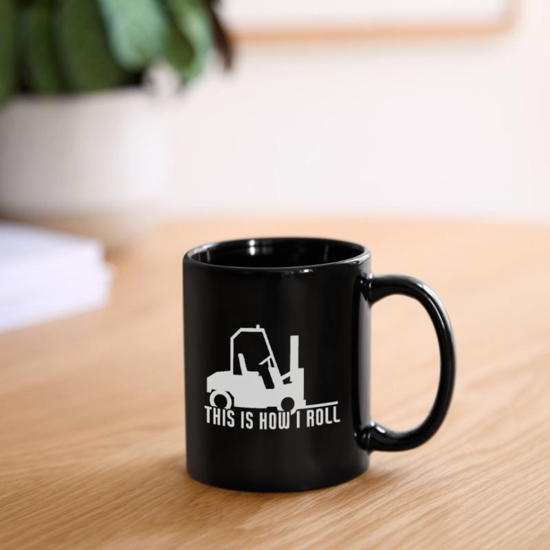 This is How I Roll Funny Forklift Operator Full Colour Mug