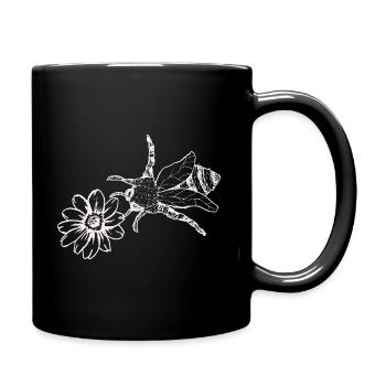 Bee Wasp Bumblebee Beekeeper Nature Conservation Environment Organic - Full Colour Mug - black - Right