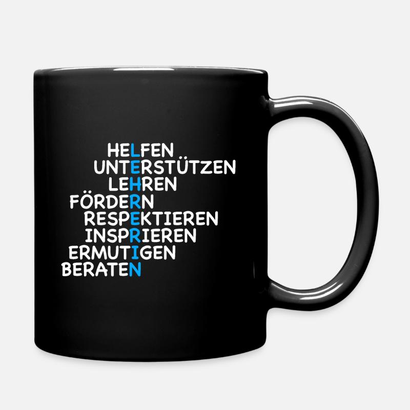 Lehrerin ist mehr als ein Beruf - Tasse einfarbig - Schwarz
