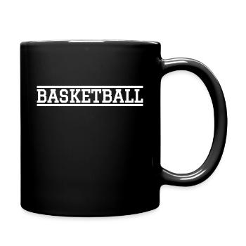 BASKETBALL - Full Colour Mug - black - Right