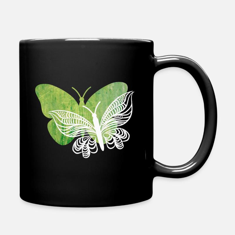 J’adore le papillon - Mug uni - noir