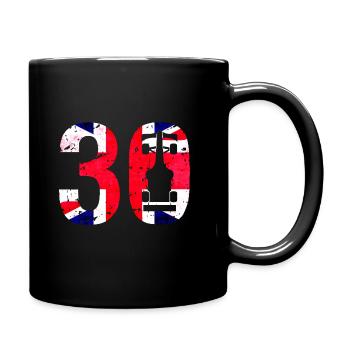 30 Formula Racing United Kingdom Motorsport - Full Colour Mug - black - Right