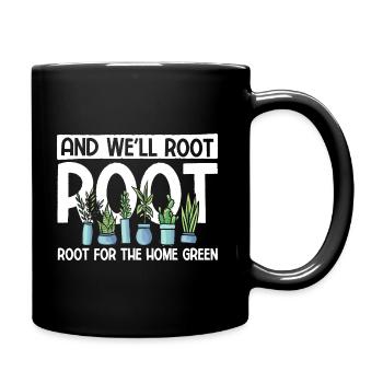 Landschaftsgärtner Hobbygärtner Gärtner - Tasse einfarbig - Schwarz - Rechts