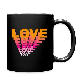 Love - Full Colour Mug - black - Right