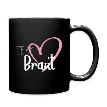 Team Bride - Full Colour Mug - black - Right