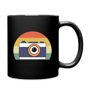 Vintage -Kamera Kamerasammler - Tasse einfarbig - Schwarz - Rechts