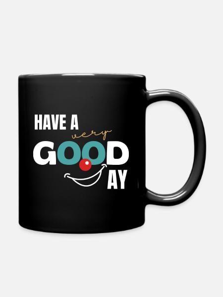 Bonne journée - Mug uni - noir