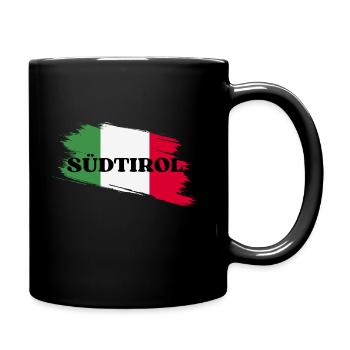 South Tyrol Alps Bella Italia Gift Idea - Full Colour Mug - black - Right