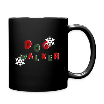 Gassi - Weihnachten - Hundeliebhaber - Dogmas - Tasse einfarbig - Schwarz - Rechts