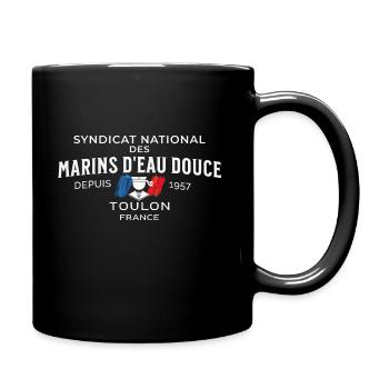 Syndicat national des marins d eau douce 1 - Mug uni - noir - Droite