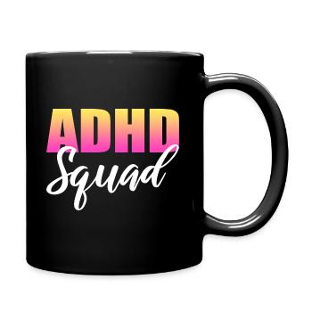 Neurodiversität Psychischer Gesundheitsberater - Tasse einfarbig - Schwarz - Rechts