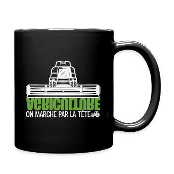 French farmers, farmer, agriculture. - Full Colour Mug - black - Right